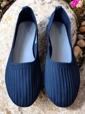 Danskin HOPE Slip-On Breathable Knit Textile Ballet Flats Shoes Ladies Size 8